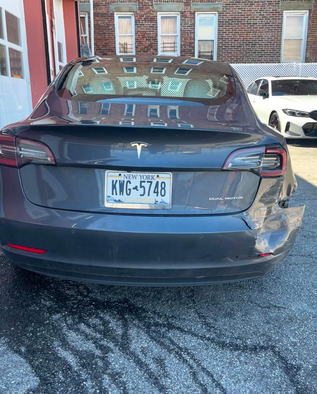 Before — Rear End Collision Repair