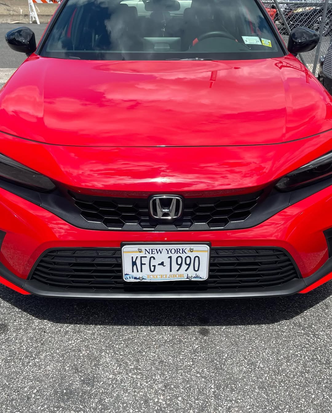 Dent removal — door panel
