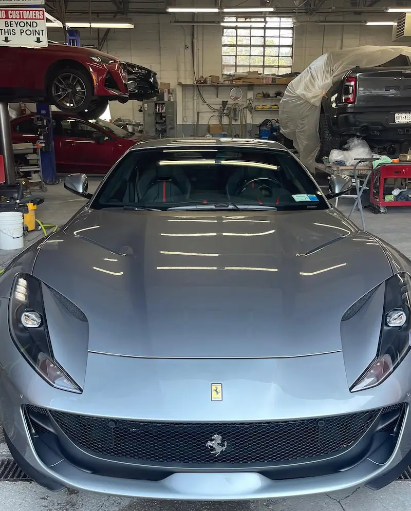 Collision repair — front end restoration